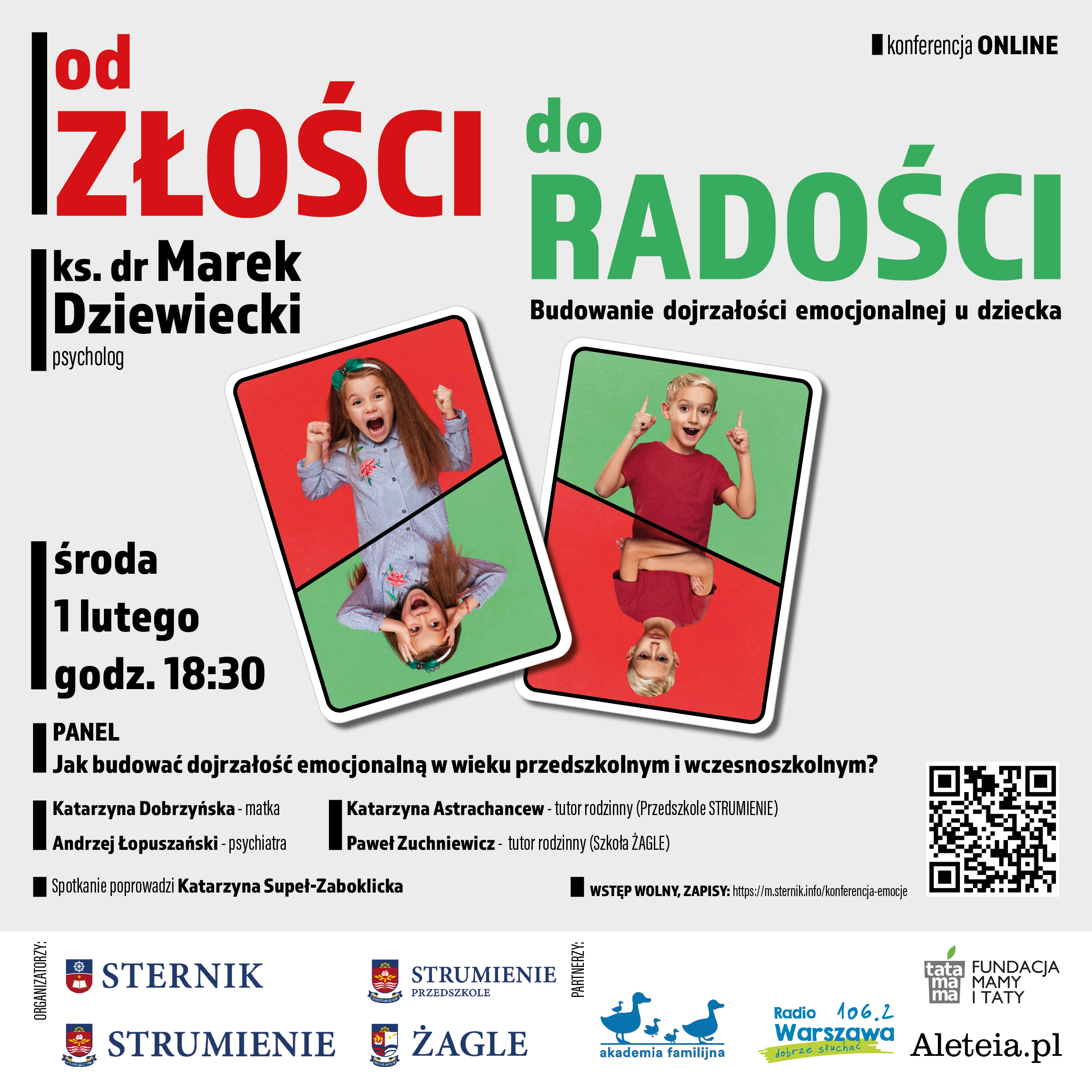 OD ZŁOŚCI DO RADOŚCI | konferencja online